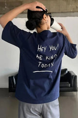 Hey You! Be Kind Today Heavyweight Tee for Gen Z
