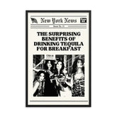 Tequila for Breakfast Poster | Wall Art