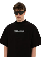 Black Unisex Oversized T-shirt