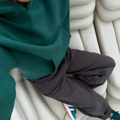 Women's Bottle Green Oversized Hoodie – Drop Shoulder Streetwear