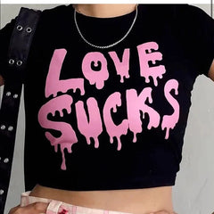 Love Sucks Black Baby Tee