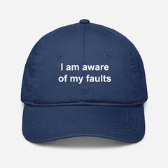 Navy Blue Trendy Gen Z Cap