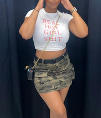 Real Hot Girl Crop Top – Bold Statement Baby Tee