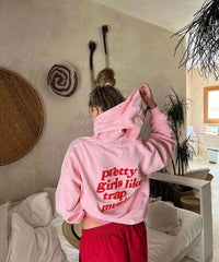 Pretty Girls Like Trap Music Hoodie | 300 GSM Regular Fit / 400 GSM Oversized Drop Shoulder