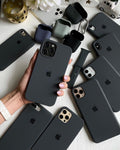 Charcoal Gray Black iPhone Silicone Cover – Soft Touch, Anti-Slip & Stylish Protection for iPhone 14