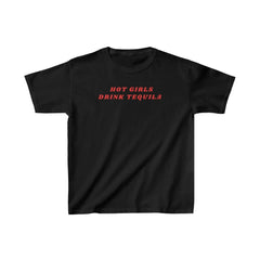 Hot Girls Drink Tequila Baby Tee – Women’s Crop Top