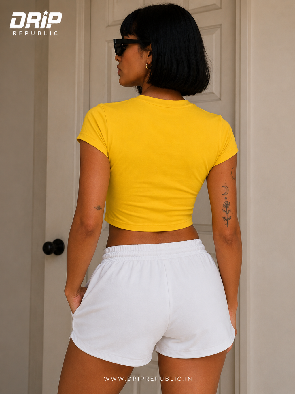 Hoes Mad Baby Tee – Fitted Crop Top for Women