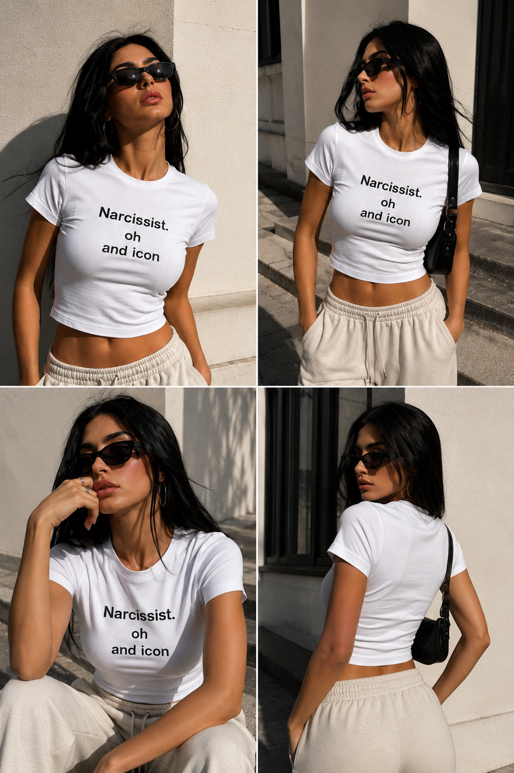 Narcissist "Oh and Icon" Baby Tee