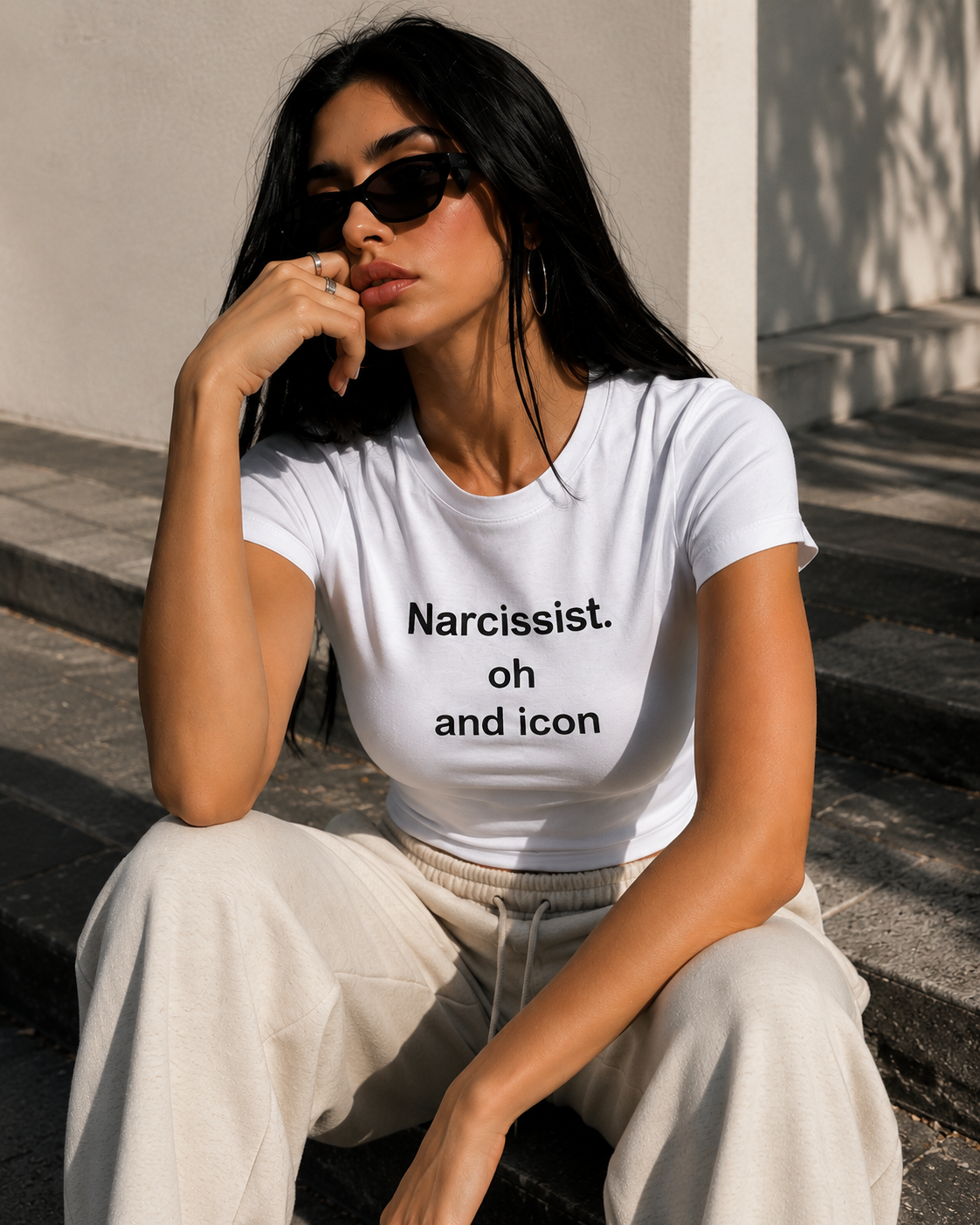 Narcissist "Oh and Icon" Baby Tee