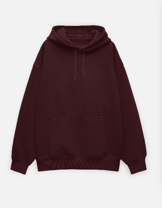 Custom Back Print Hoodie | Red, Black, White, Navy, Maroon