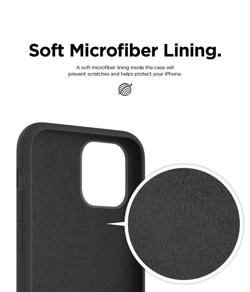Brown iPhone Silicone Cover – Soft Touch, Anti-Slip & Stylish Protection for iPhone 12