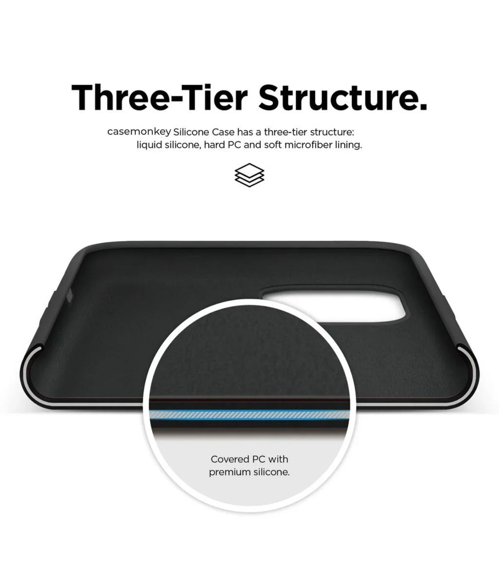 Black iPhone Silicone Case – Premium Liquid Silicone | iPhone 12