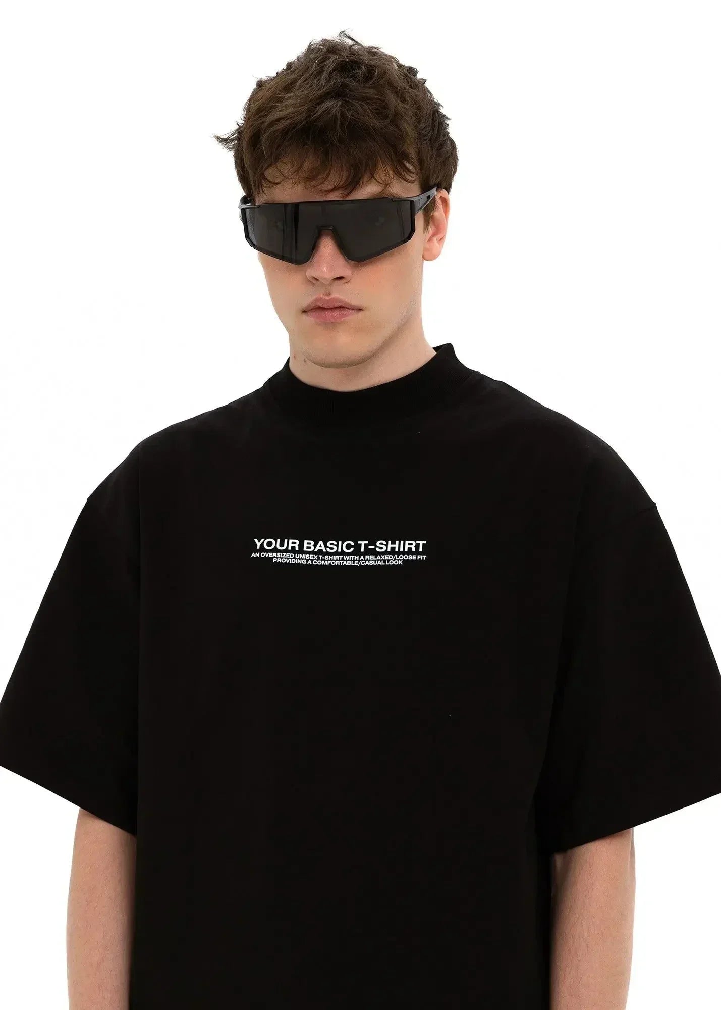 Black Unisex Oversized T-shirt