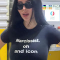 Narcissist "Oh and Icon" Baby Tee 