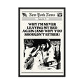 Never Leaving My Bed Poster | Wall Art