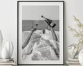 Woman Drinking Poster | Wall Art