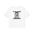 Men’s White Oversized Gaming Graphic T-Shirt – “It’s Just a Game”