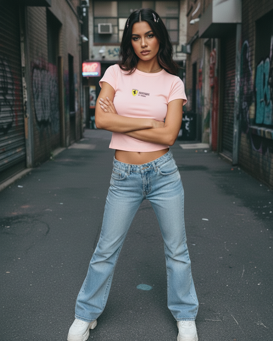 Ferrari Inspired Racing Baby Tee