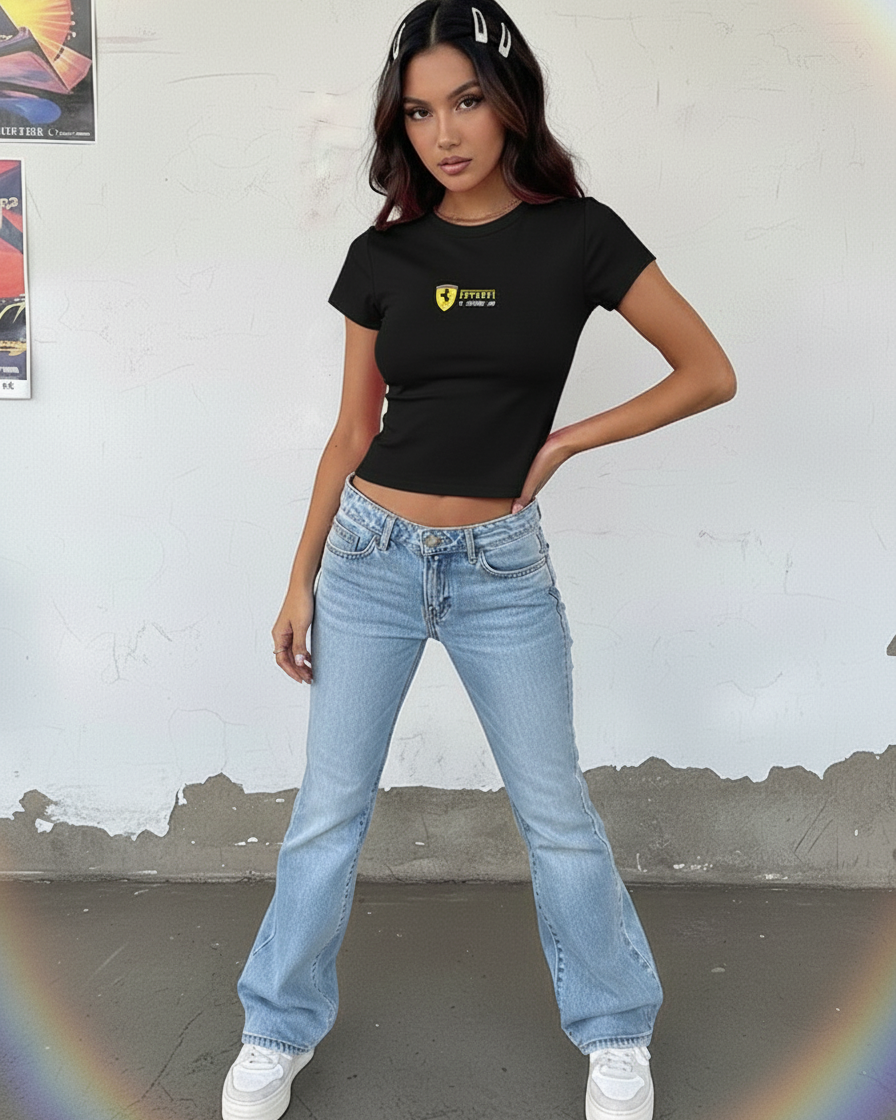 Ferrari Inspired Racing Baby Tee