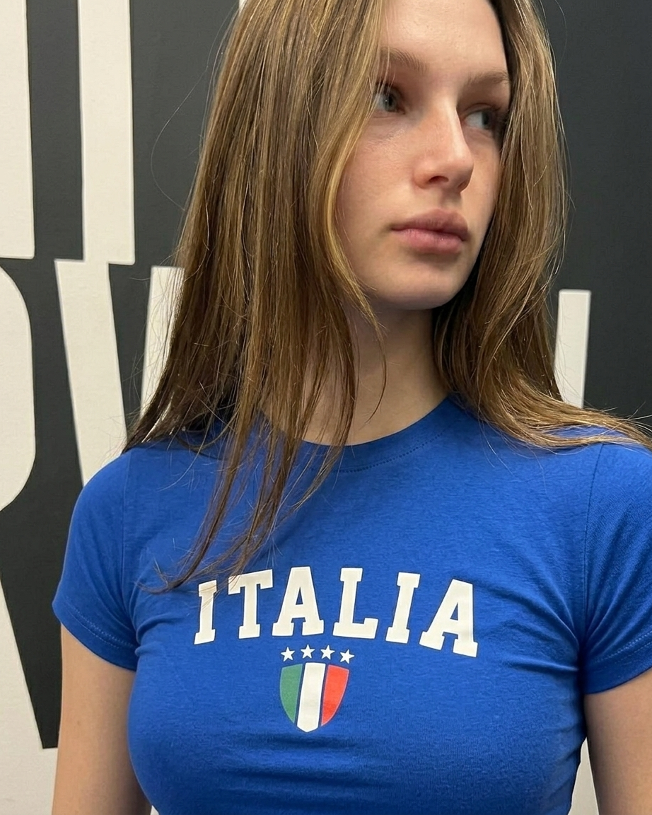 Italia Graphic Baby Tee