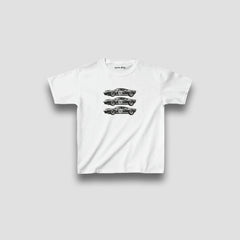 Vintage Race Car Baby Tee for Women