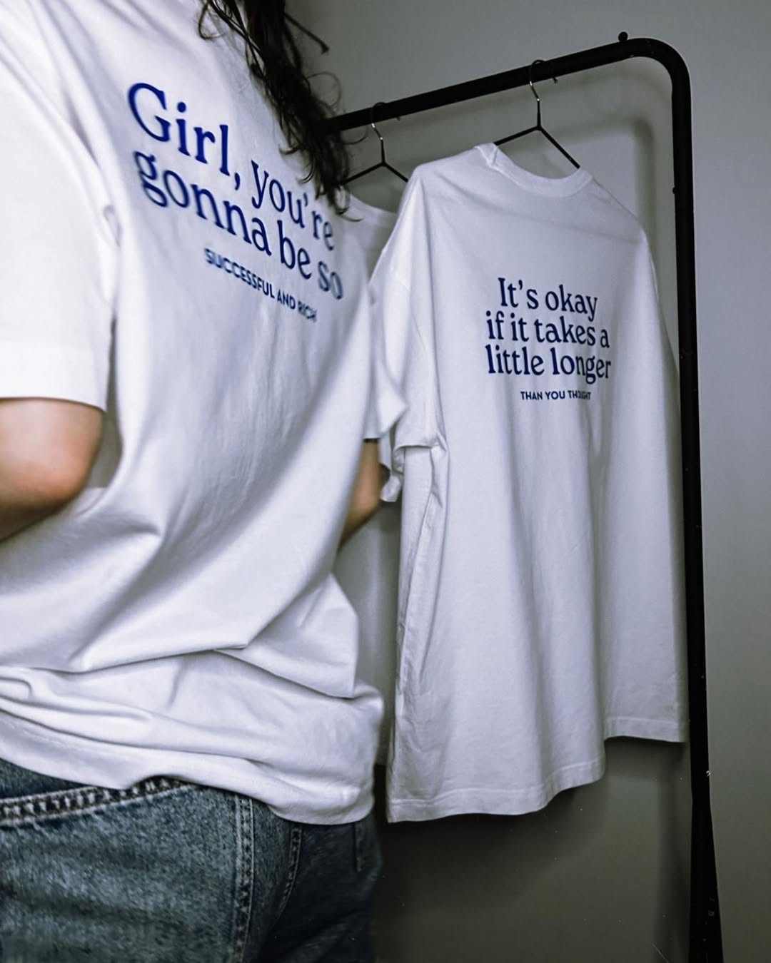 Girl You’re Gonna Be So Successful and Rich Oversized T-Shirt – 200 GSM Premium Cotton