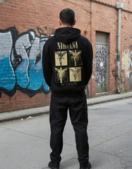 Black Oversized Hoodie for Men & Women | Drop Shoulder 400 GSM Cotton Streetwear Sweatshirt