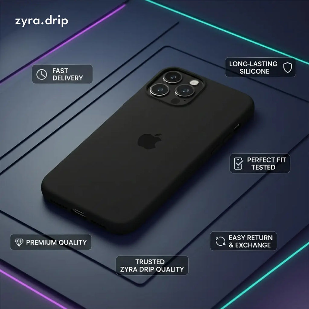 White iPhone Silicone Cover – Soft Touch, Anti-Slip & Stylish Protection for iPhone 12