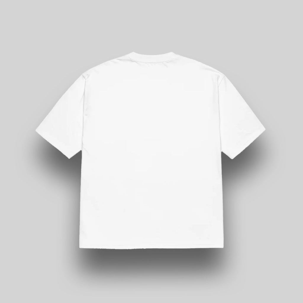 Men’s White Oversized Gaming Graphic T-Shirt